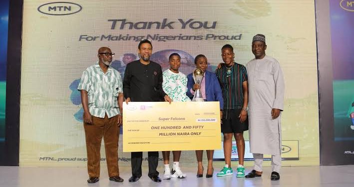 Super Falcons Soar Higher: MTN Awards N150 Million for Historic WAFCON 2024 Victory