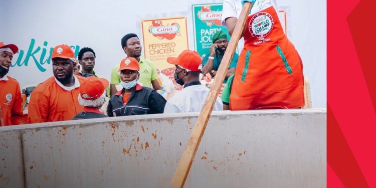 BREAKING: Hilda Bassey Sets Guinness World Record with Largest Serving of Nigerian Jollof Rice