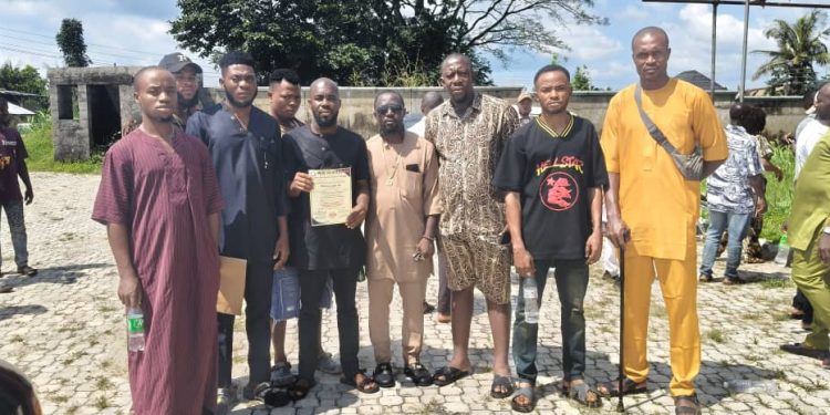 Chief Uchechukwu Udeji (Nwa Ghana) Congratulates Newly Elected Umuhu Youth Executives, Urges Them to Prioritize Community Over Self