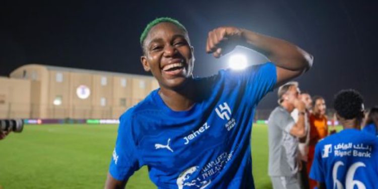 JUST IN: Asisat Oshoala Shines, Wins Saudi Women’s Premier League Player of the Month