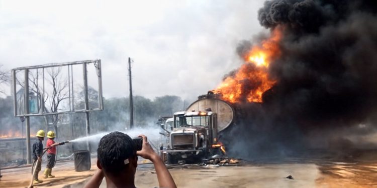 Tragedy in Niger State: Over 30 Feared Dead, Dozens Injured in Tanker Explosion While Scooping Fuel in Essa