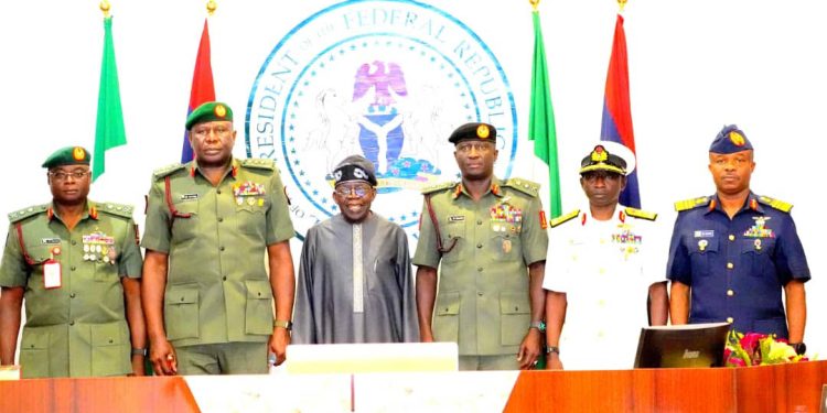 Tinubu Issues Stern Warning to Service Chiefs