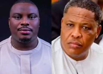 Hon. Obi Aguocha Commiserates with Mayor Lucky Igbokwe Over the Passing of His Mother