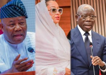 Senate Erupts in Tension as Akpabio, Natasha, and Oshiomhole Clash Over Abortion Bill Debate [VIDEO]
