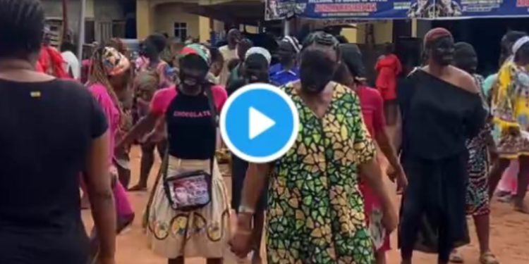 Viral Ritual Video: Nigerian Churchgoers Cover Faces with Charcoal to ‘Erase Shame’ During Controversial Service