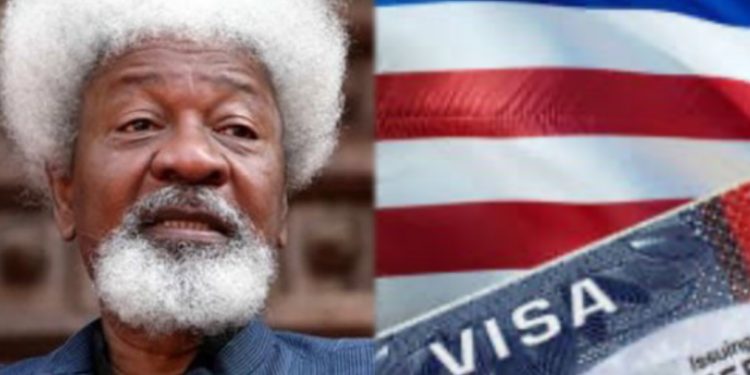 BREAKING: U.S. Embassy Defends Wole Soyinka’s Visa Revocation, Says Visa Is a Privilege, Not a Right