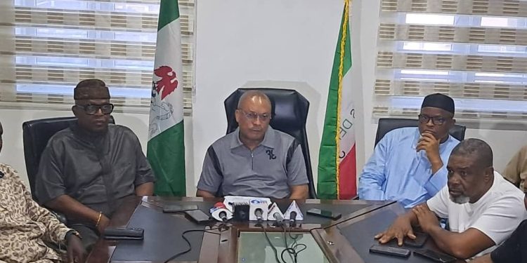 BREAKING: Wike-Backed PDP Faction Suspends National Chairman Umar Damagum and Five NWC Members