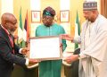 President Tinubu Honours Prof. Ademola Adenle, Winner of Global M.S. Swaminathan Award for Food and Peace