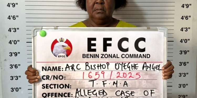 EFCC Arrests Female Archbishop Over Alleged Naira Abuse and Money Laundering