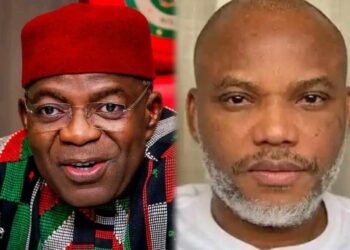 BREAKING: Abia Governor Alex Otti, Sokoto Officials Pay Visit to Mazi Nnamdi Kanu in Sokoto Prison