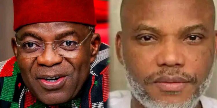 BREAKING: Abia Governor Alex Otti, Sokoto Officials Pay Visit to Mazi Nnamdi Kanu in Sokoto Prison