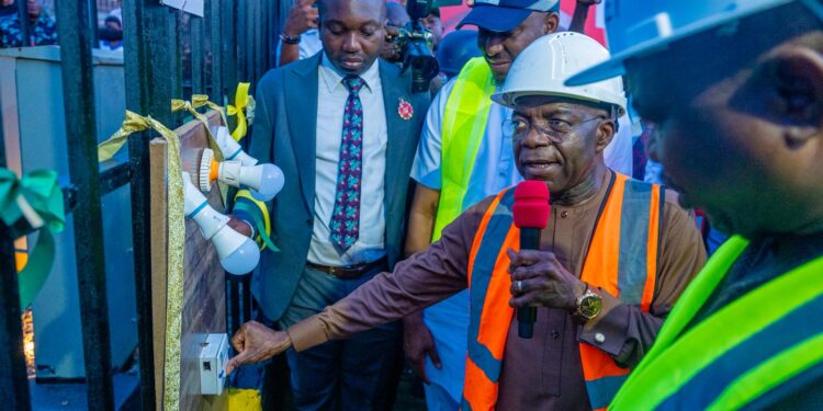 Gov. Otti Ends 9-Year Power Outage, Restores Electricity to 33 Communities in Ukwa West