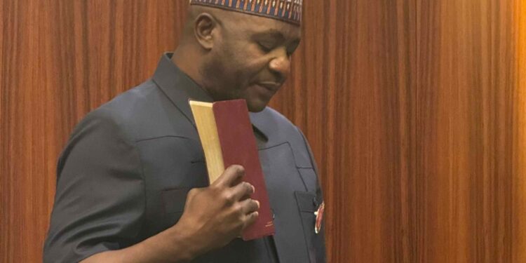 General Christopher Musa Takes Oath of Office as Nigeria’s New Defence Minister