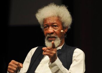 VIDEO: Soyinka Questions Seyi Tinubu’s Heavy Security, Jokingly Suggests He Should Have Been Sent to Stop Benin Coup