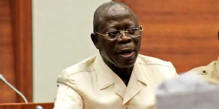 Political sins cannot lead politicians to hellfire – Oshiomhole