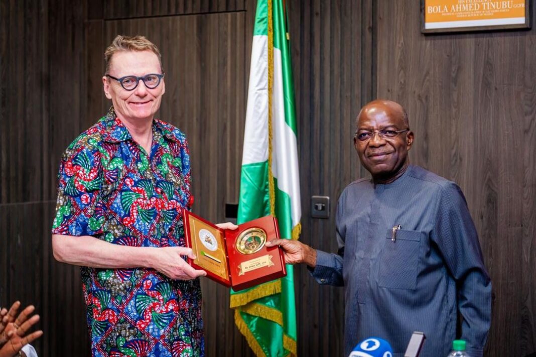 James Robinson 2024 Nobel Laureate, Governor Alex Otti