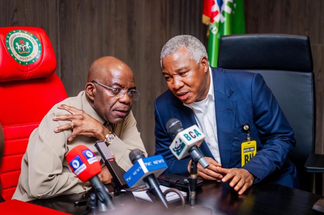 Gov. Otti and Geometric Electricity Aba
