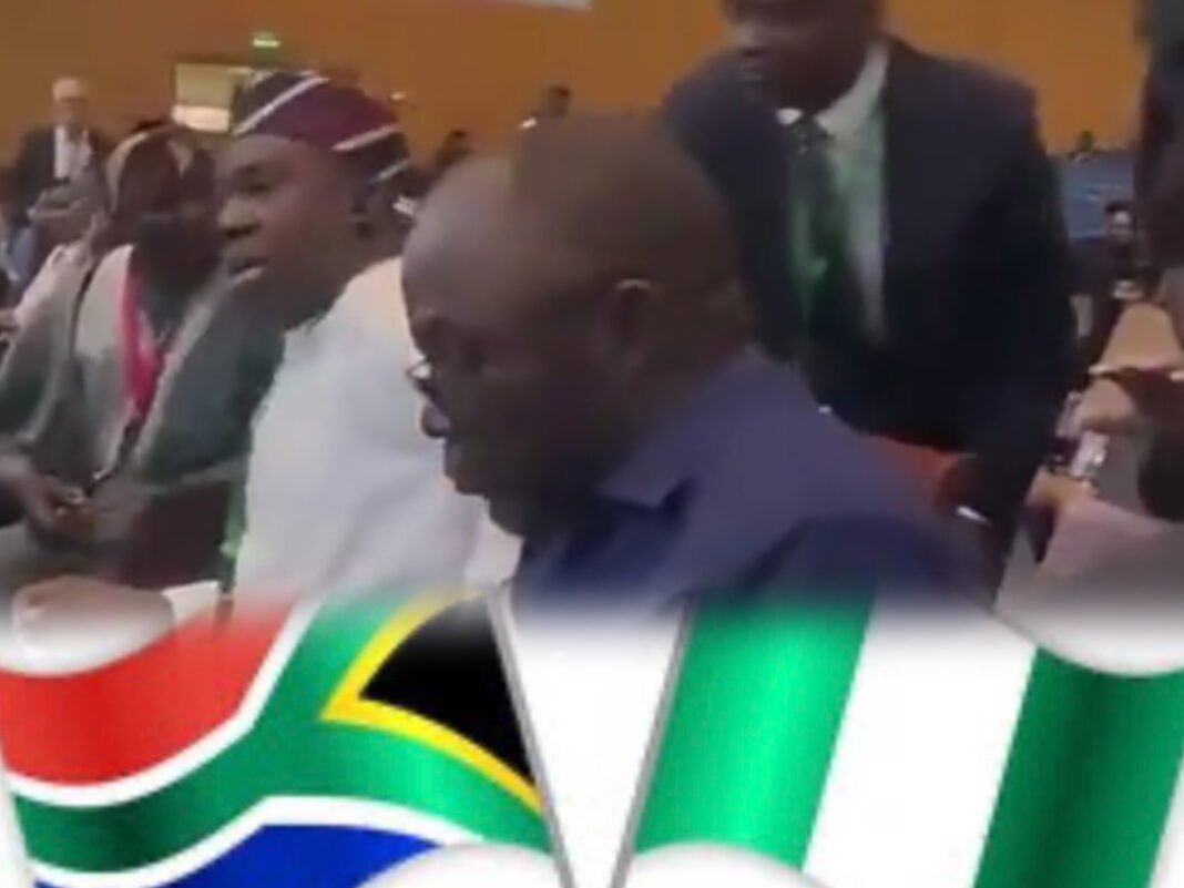 Nigerian South African lawmakers clash